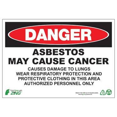 ZING Eco GHS Sign, Danger, 10X14- Model 2672S
